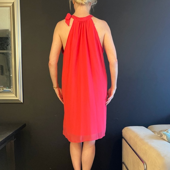 Watermelon pink versatile size dress - Picture 3 of 6